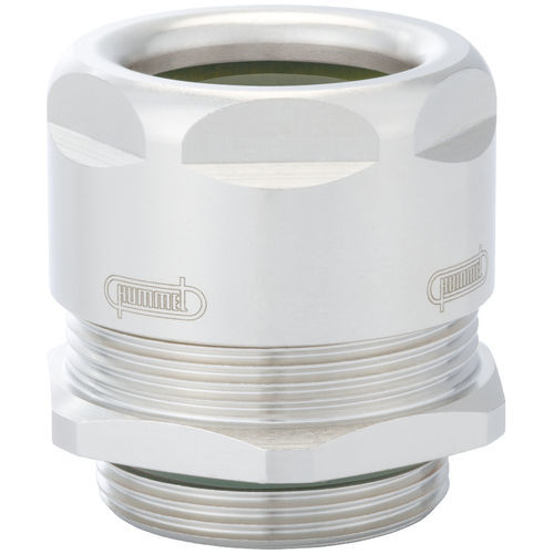 Nickel-plated brass cable gland - VariaPro FKM - HUMMEL - IP68 / chemical-resistant / metric