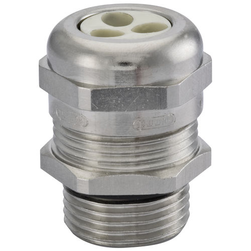 Polyamide cable gland - HSK-M-MULTI - HUMMEL - nickel-plated brass / nitrile butadiene rubber (NBR) / IP65