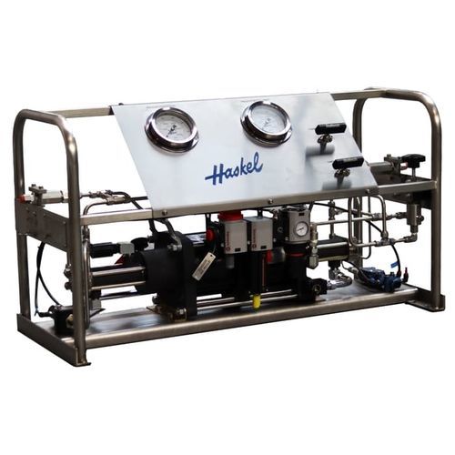 Gas pressure booster pump unit - Haskel