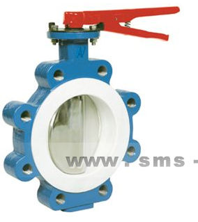 Butterfly valve - T-KV.L1140 series - SMS-TORK - lever / for liquid food products and beverages / lug type