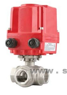 Ball valve - T-EAV 902 series - SMS-TORK - electrically-operated / for control / for water