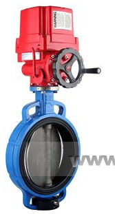 Butterfly valve - T-EAV800 series - SMS-TORK - electrically-actuated / for control / for hot water