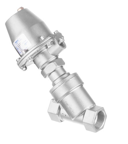Piston valve - PP1020 and PP1021 Series - SMS-TORK - pneumatically-operated / for control / for steam