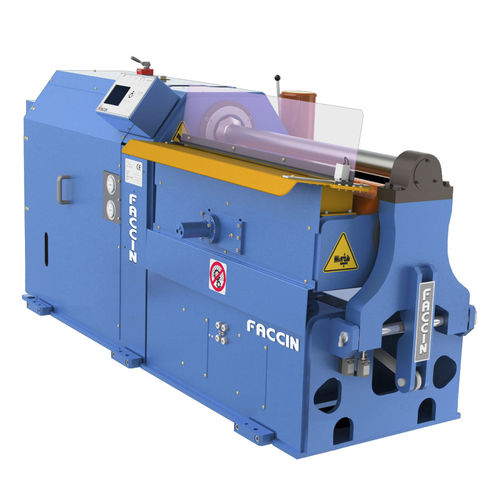 2-roller plate bending machine - HCU  - Faccin Group - electric / air duct / with mobile control panel