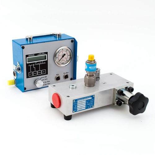 Temperature tester - DHCR series - Webtec - pressure / flow / for hydraulic installations