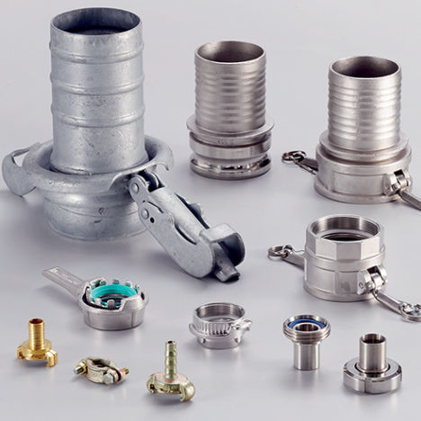 Compressed air fitting - ALFAGOMMA - for wastewater / threaded / metal