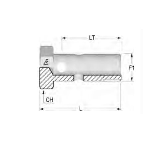 Hydraulic fitting - H10V0210 - ALFAGOMMA - threaded / BSP / metal
