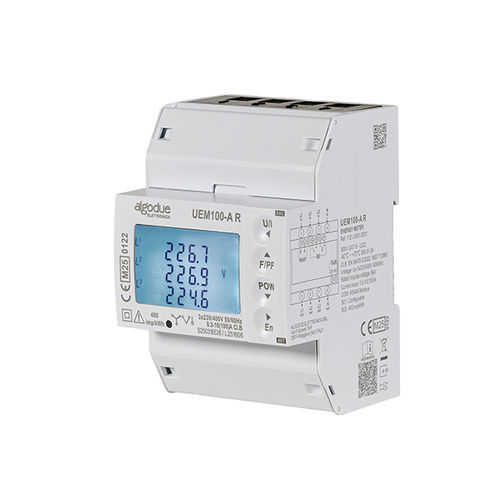 Three-phase electric energy meter - UEM100 - Algodue Elettronica - DIN rail / pulse output / MID certified