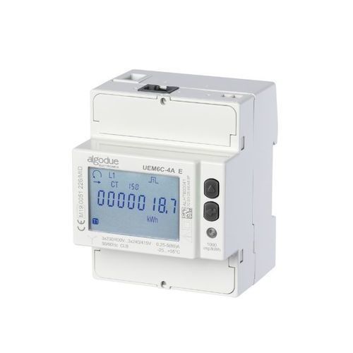 Three-phase electric energy meter - UEM6C-A E - Algodue Elettronica - DIN rail / digital / with data logger
