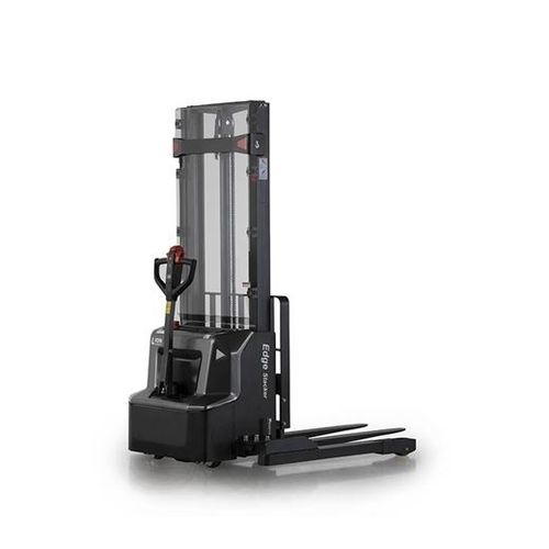 Battery-powered stacker truck - RBS26-S - Raymond - walk-behind / 24 V / for warehouse