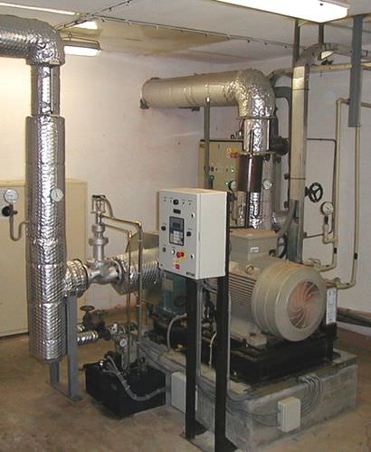 Steam turbine generator set - TR 100  - G-Team a.s. - three-phase / stationary / direct fuel injection