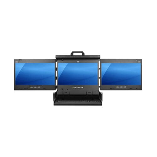 19" rack drawer - KDR-AV19 series - Acnodes Corporation - multiple display / console / keyboard