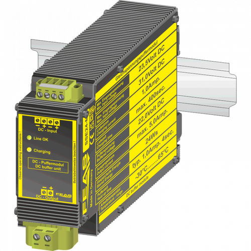 DIN railmounted DC power supply buffer module SSE24M FEAS GmbH