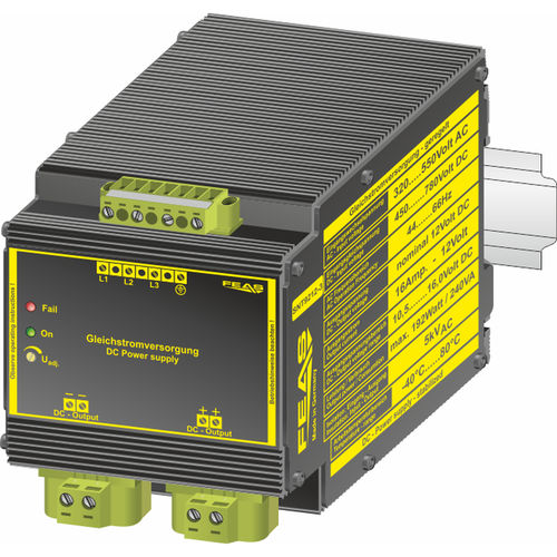 3-phase power supply - SNT9212-3 - FEAS GmbH - DIN rail / AC/DC / DC/DC