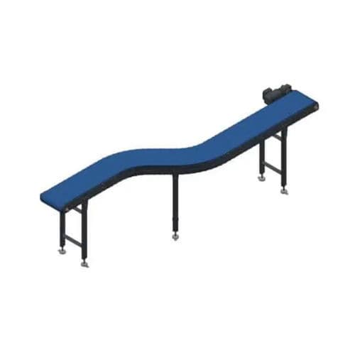 Modular belt conveyor - TRAPO GmbH - curved / transport / transfer