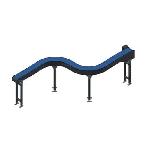 Belt conveyor - TRAPO GmbH - curved / transport / electric drive