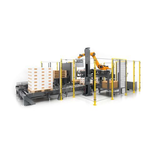 Robotic palletizing cell - HRS  - TRAPO GmbH - handling / feed / for machine tools