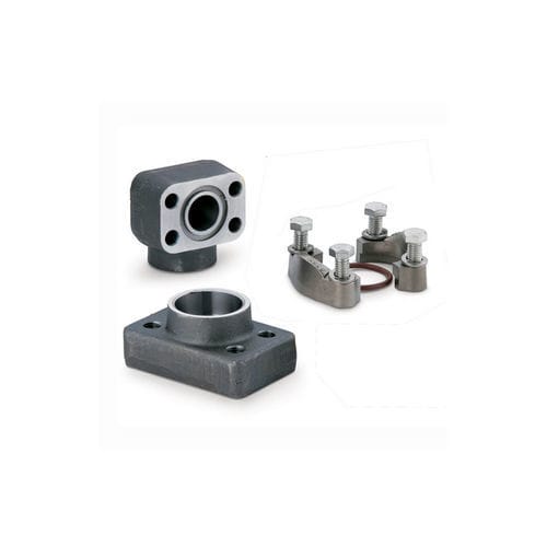 Chemical flange - 12B3HQ1SX - Parker Tube Fittings Division - for gear pumps / for pipes / for robots