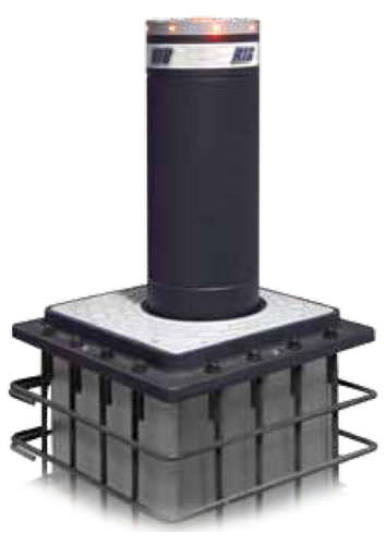 Automatic retractable bollard - T 275 A - RIB - manual / high-security
