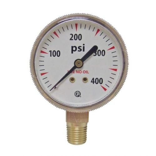 Absolute pressure gauge G15D Uniweld dial / threaded / brass