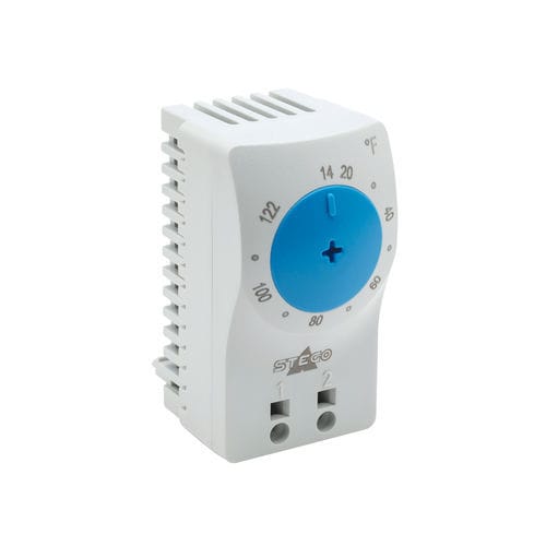 Mechanical thermostat - KTS 111  - STEGO - adjustable / NO / DIN rail