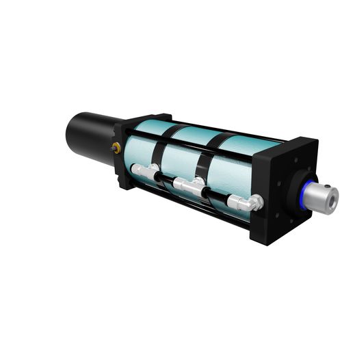 Pneumatic cylinder - DAF 450-40 - mäder Pressen - double-acting / for presses / standard