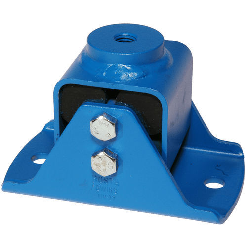 Rectangular antivibration mount V ROSTA steel