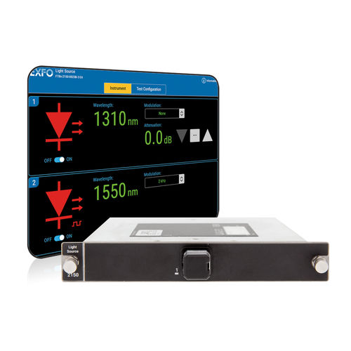 Laser light source - FTBx-2150 - EXFO - visible / for fiber optics
