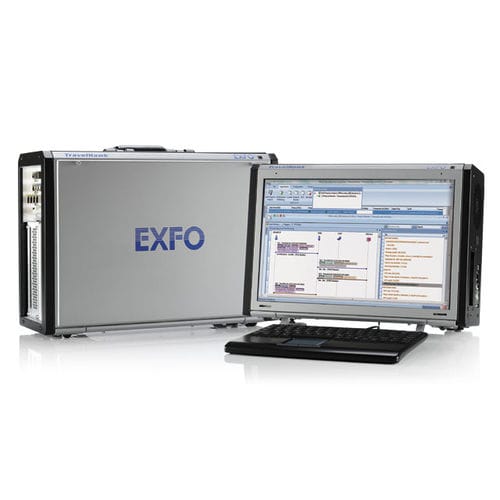 Communication network analyzer - TravelHawk - EXFO - power quality / portable