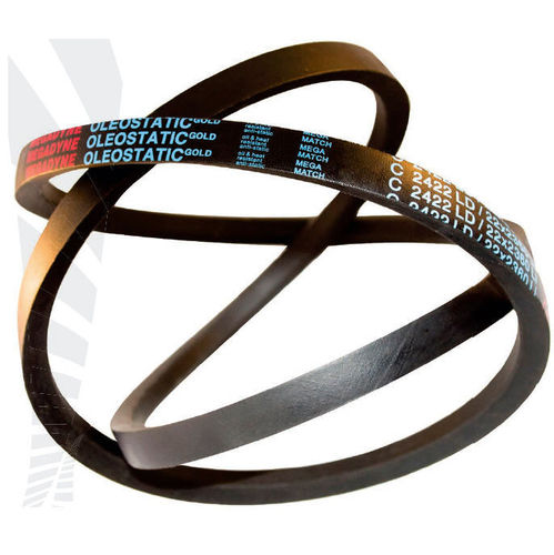 Wrapped power transmission belt - OLEOSTATIC GOLD - MEGADYNE - V / rubber / for heavy-duty applications