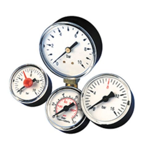 Absolute pressure gauge - 570 - AMETEK Pressure - dial / threaded / plastic