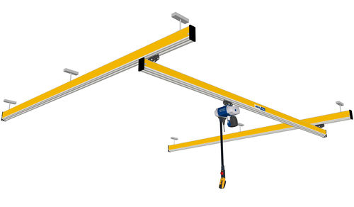 Single-girder overhead travelling crane - EHB - ABUS Kransysteme GmbH - hanging