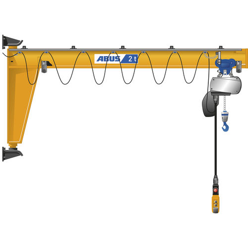 Wall-mounted jib crane - VW - ABUS Kransysteme GmbH - 180° / rotary