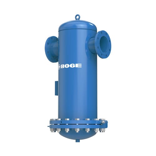 Compressed air pre-filter - F series - BOGE - cartridge / pressure / depth