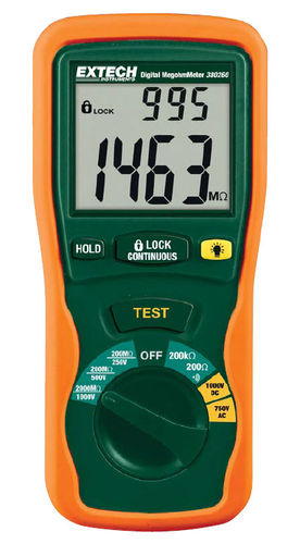 Analog megohmmeter - 380260 - Extech - portable