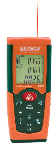 Laser distance meter - DT300   - Extech - portable / automatic volume calculation