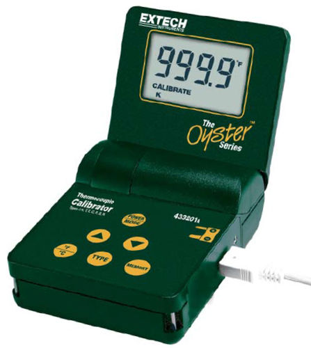 Temperature calibrator - 433201   - Extech - for thermocouples / portable