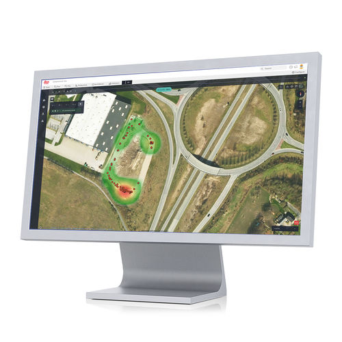 Safety Awareness software module - ConX - Leica Geosystems - tracking / dashboard / connectivity