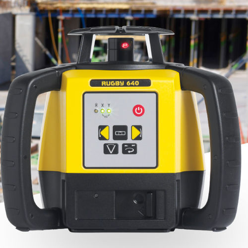 Rotary laser level - Rugby 640 - Leica Geosystems - automatic / for control / digital