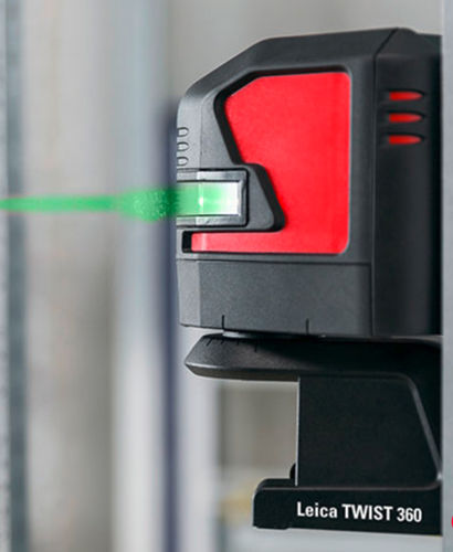 Cross-line laser level - L2P5G - Leica Geosystems - automatic / multi-line / vertical-line