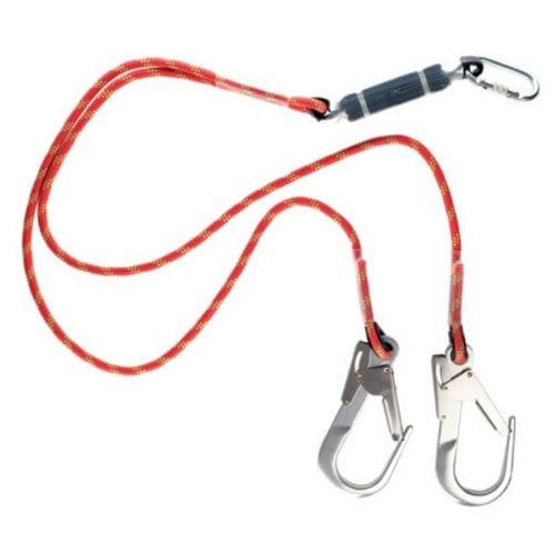 Rope fall arrest lanyard - EESLG2 - L'Echelle Européenne - double