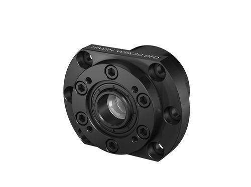 Flange bearing unit - WBK series - HIWIN GmbH - with ball bearing / steel / pre-lubracted