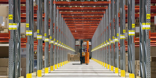 Storage warehouse shelving - P90 - DEXION - with shelves / dynamic / modular