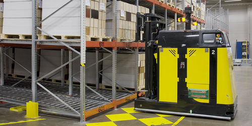 Storage warehouse shelving - DEXION - flat storage / roller / dynamic