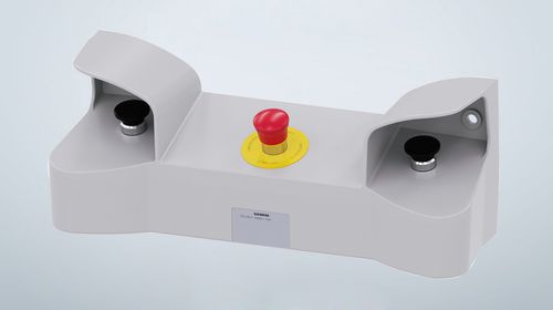 IP69K two-hand control - 3SU1 SIRIUS ACT  - Siemens Safety Integrated