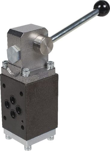 Poppet hydraulic directional control valve - KREV03C2LOA - Kramp - lever-operated