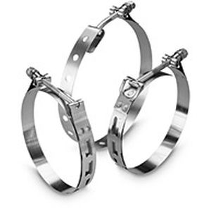 Stainless steel hose clamp - Clampco - T-Bolt / perforated band