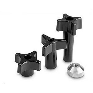 Knurled knob - 300 series - Clampco - lobe