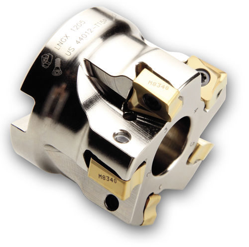 Shell-end milling cutter - LNGX12 - Dormer Pramet - insert / shoulder / for aluminum