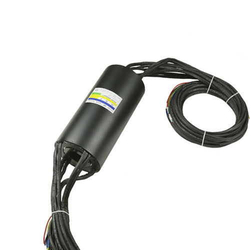Through-bore slip ring - LPT050-4030 - JINPAT Electronics Co., Ltd. - for rotary tables / high-current / rugged